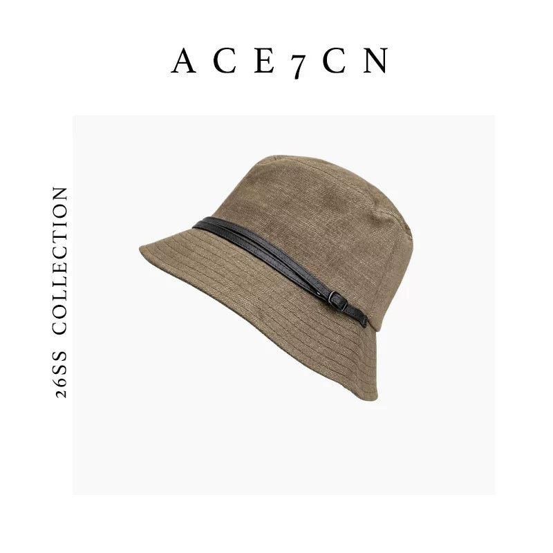 Downturned-Brim Bucket Hat — ACE7CN