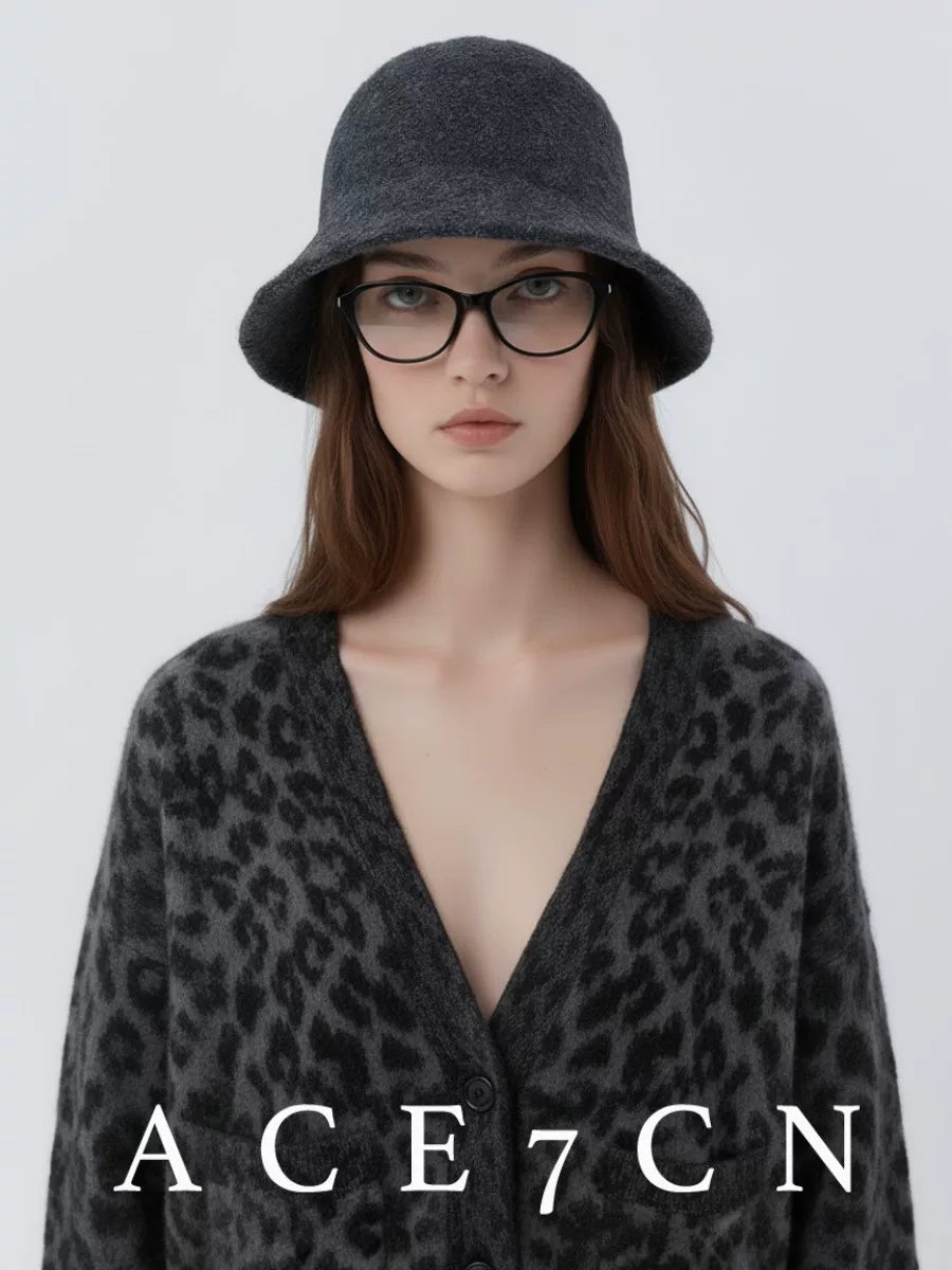 Knit Wool Bucket Hat — ACE7CN