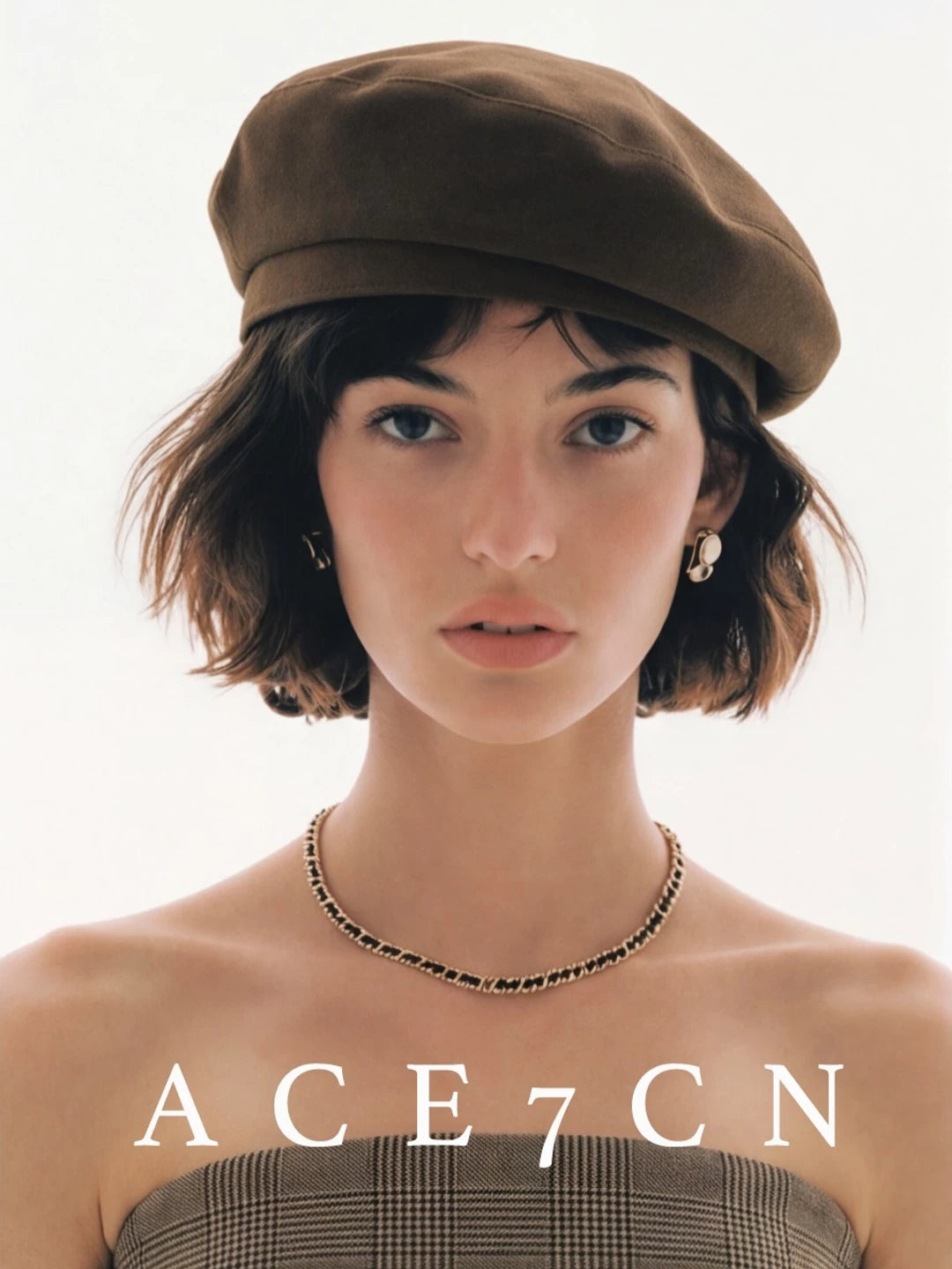 Soft Suede Painter Beret — ACE7CN