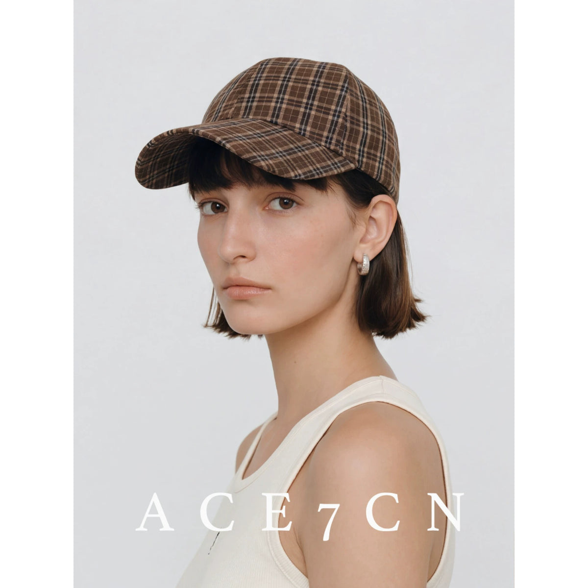 Plaid Baseball Cap — ACE7CN