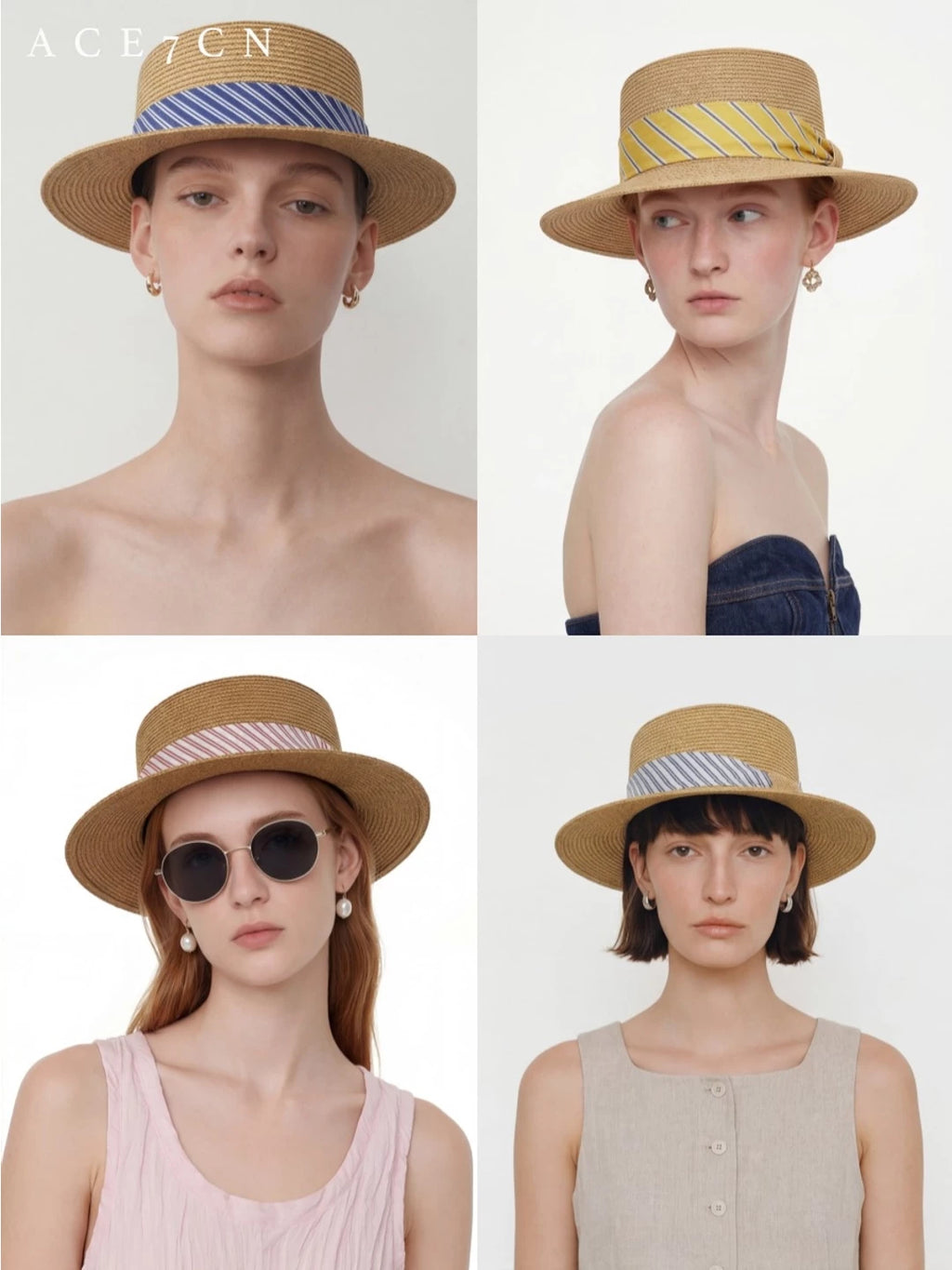 Breathable Straw Fedora — ACE7CN