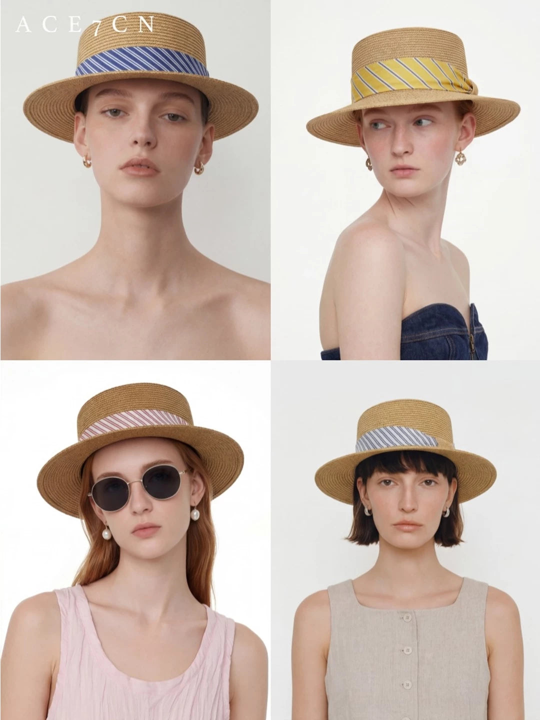 Breathable Straw Fedora — ACE7CN