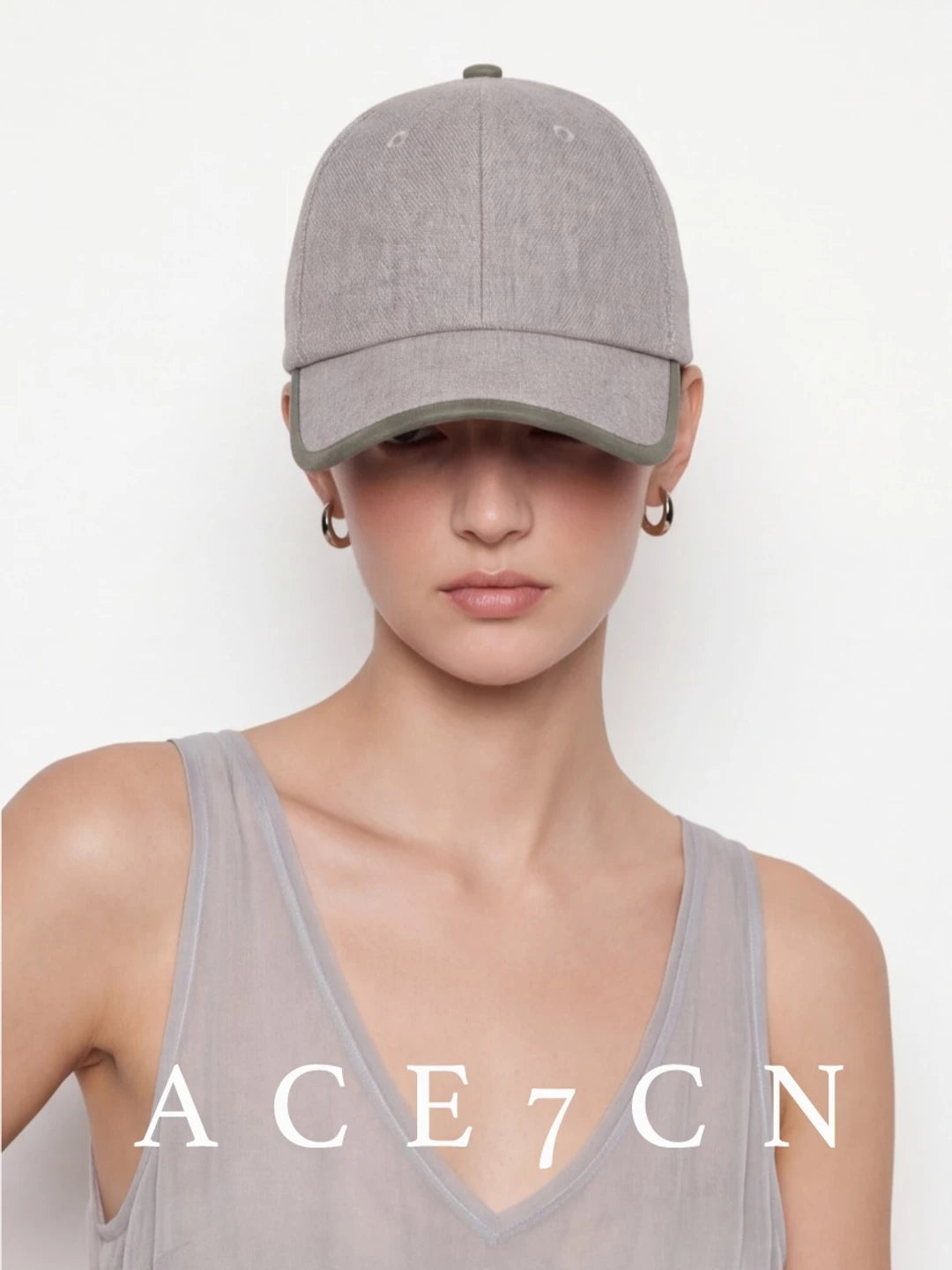 Linen Baseball Cap — ACE7CN
