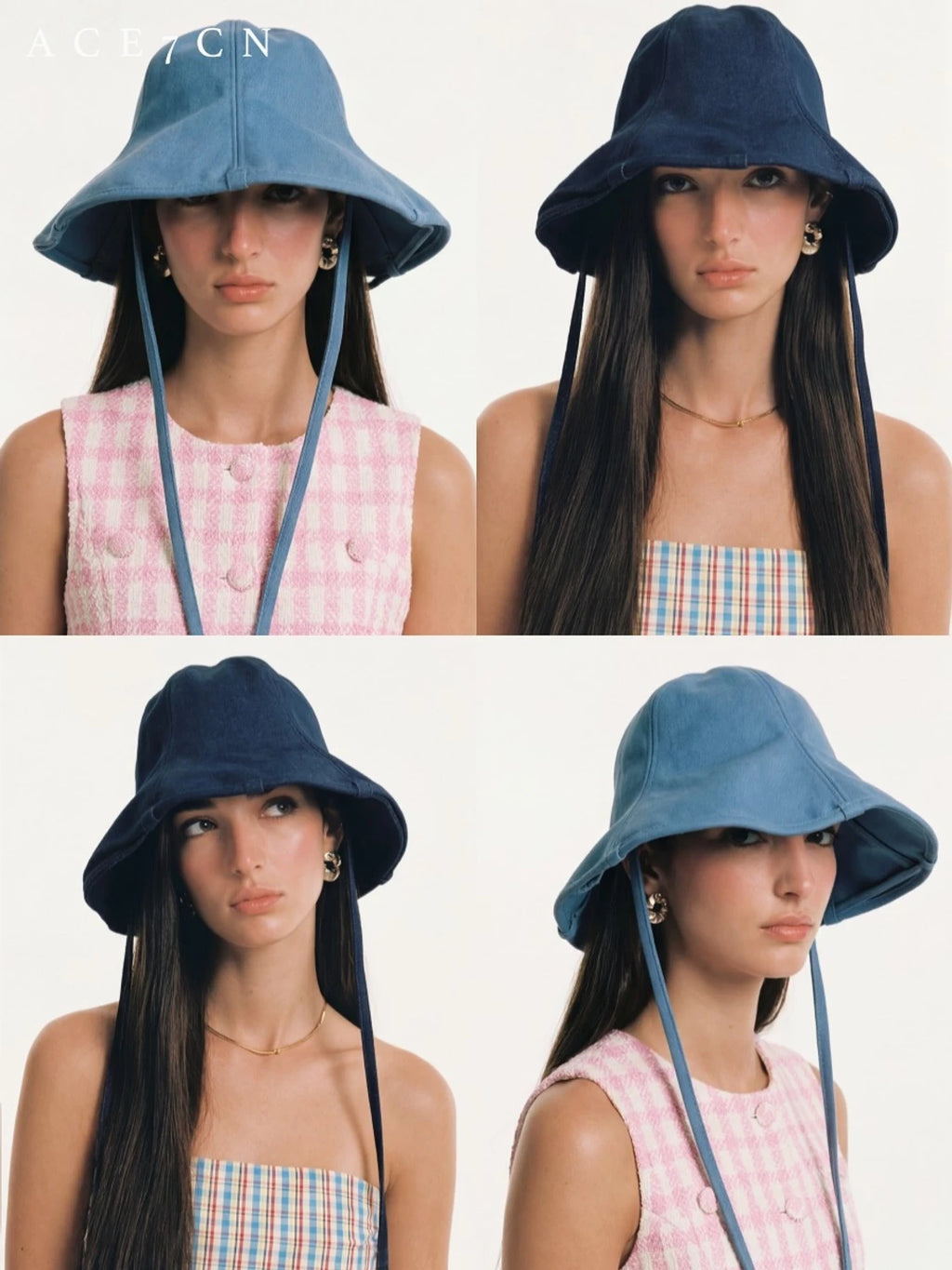 Foldable Denim Bucket Hat — ACE7CN