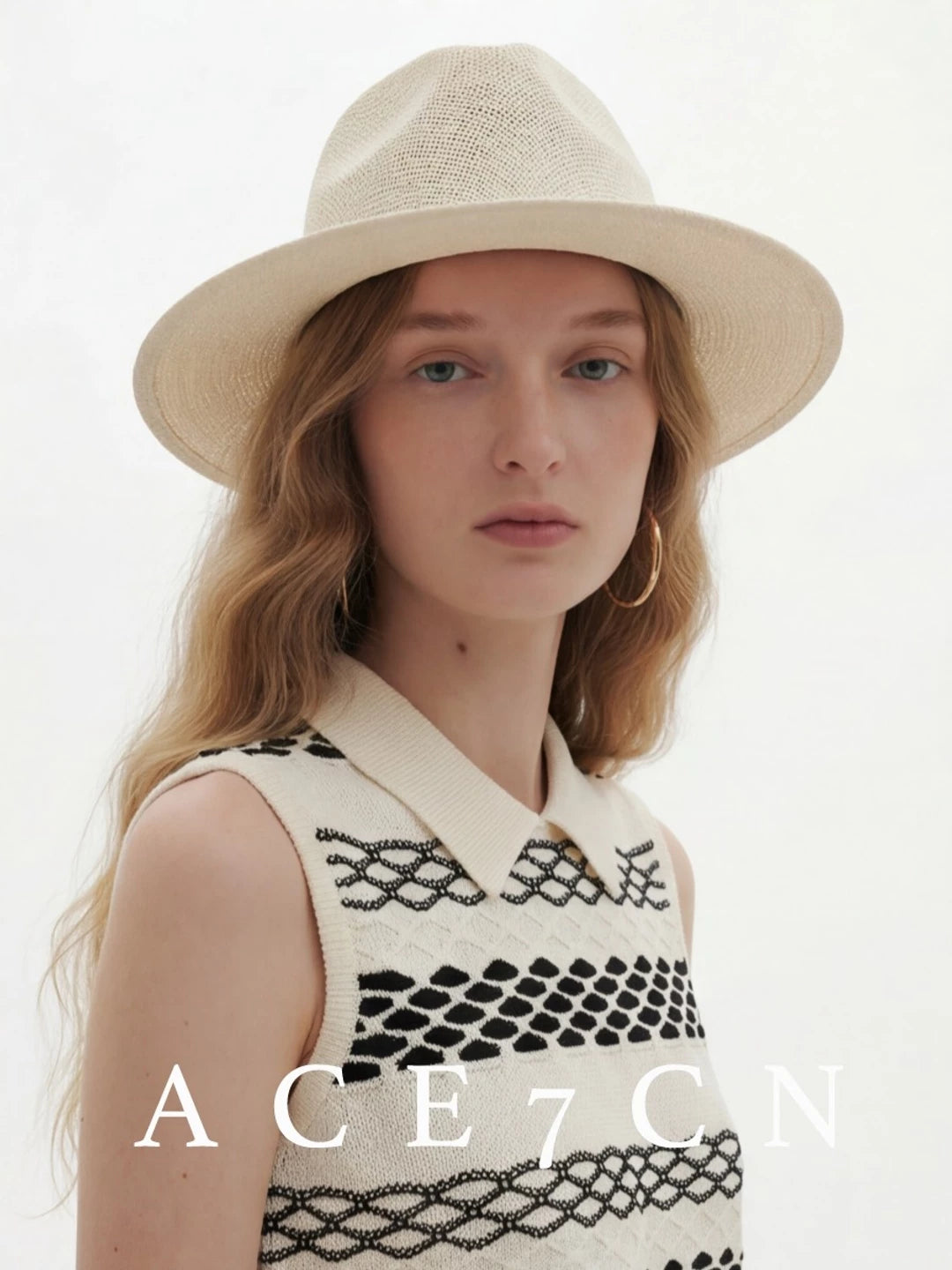 Minimal Straw Fedora — ACE7CN