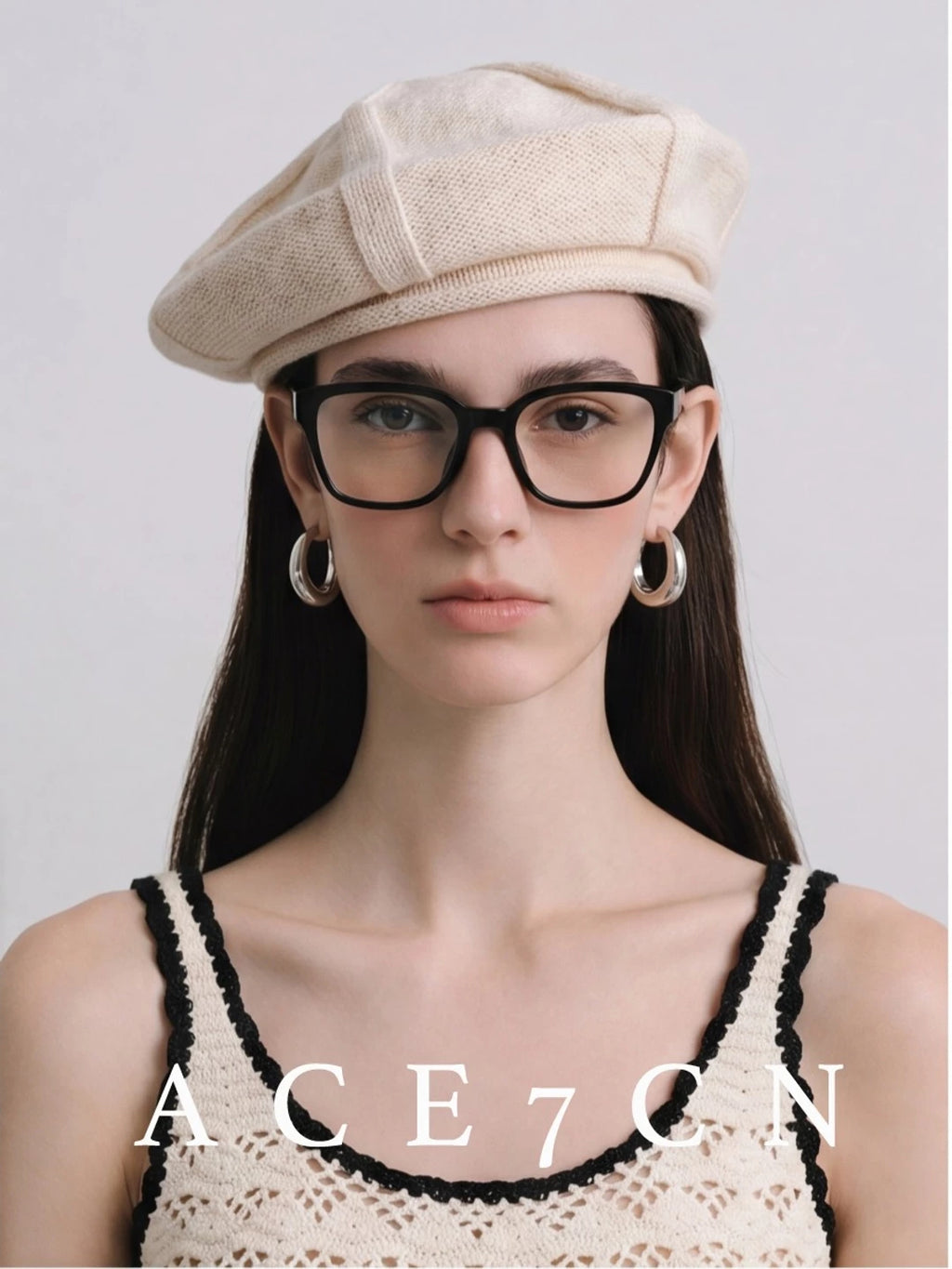 Soft Wool Knit Beret — ACE7CN
