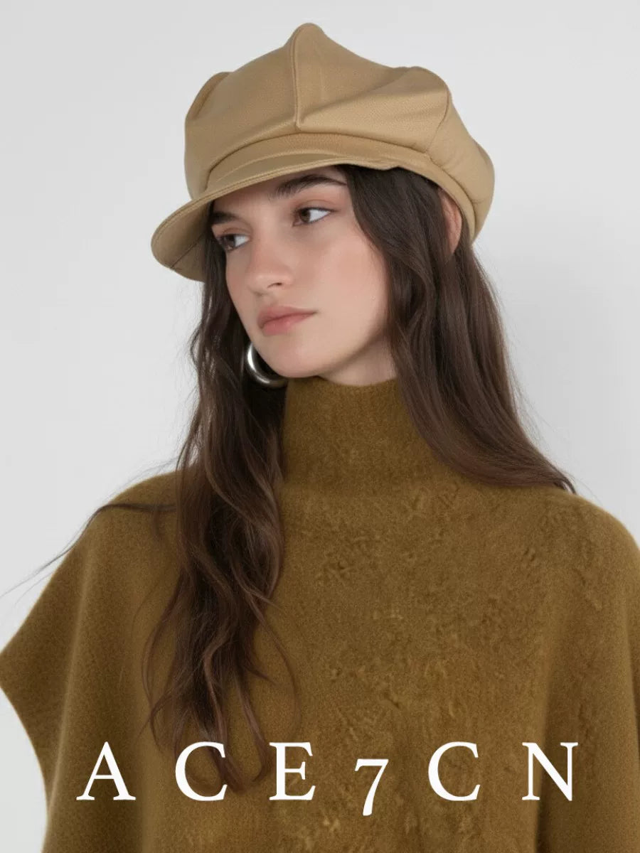 Octagonal Newsboy Cap — ACE7CN