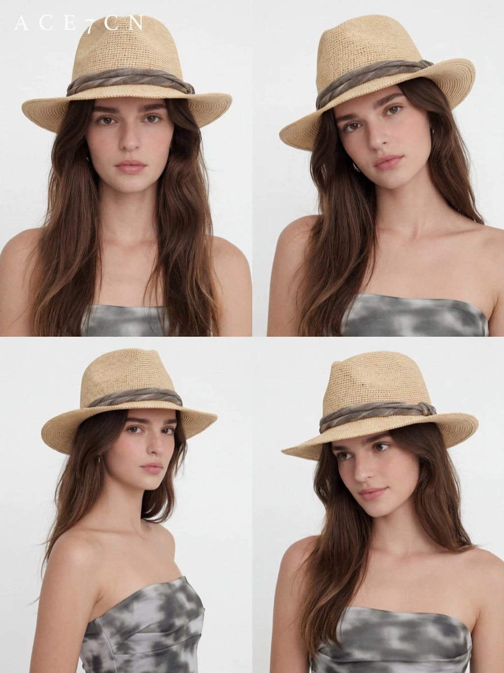 Hand-Crochet Raffia Hat — ACE7CN
