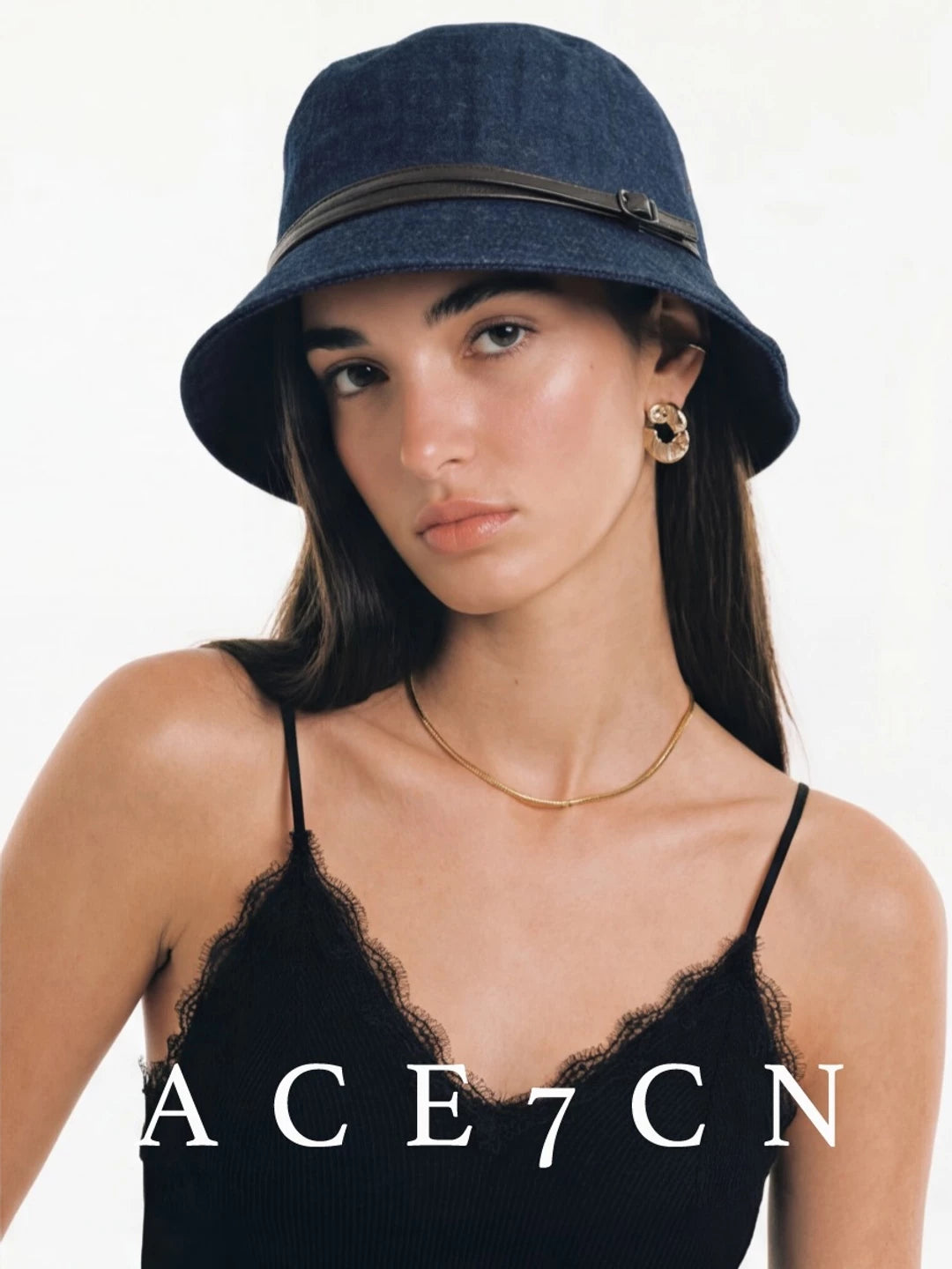 Downturned-Brim Bucket Hat — ACE7CN