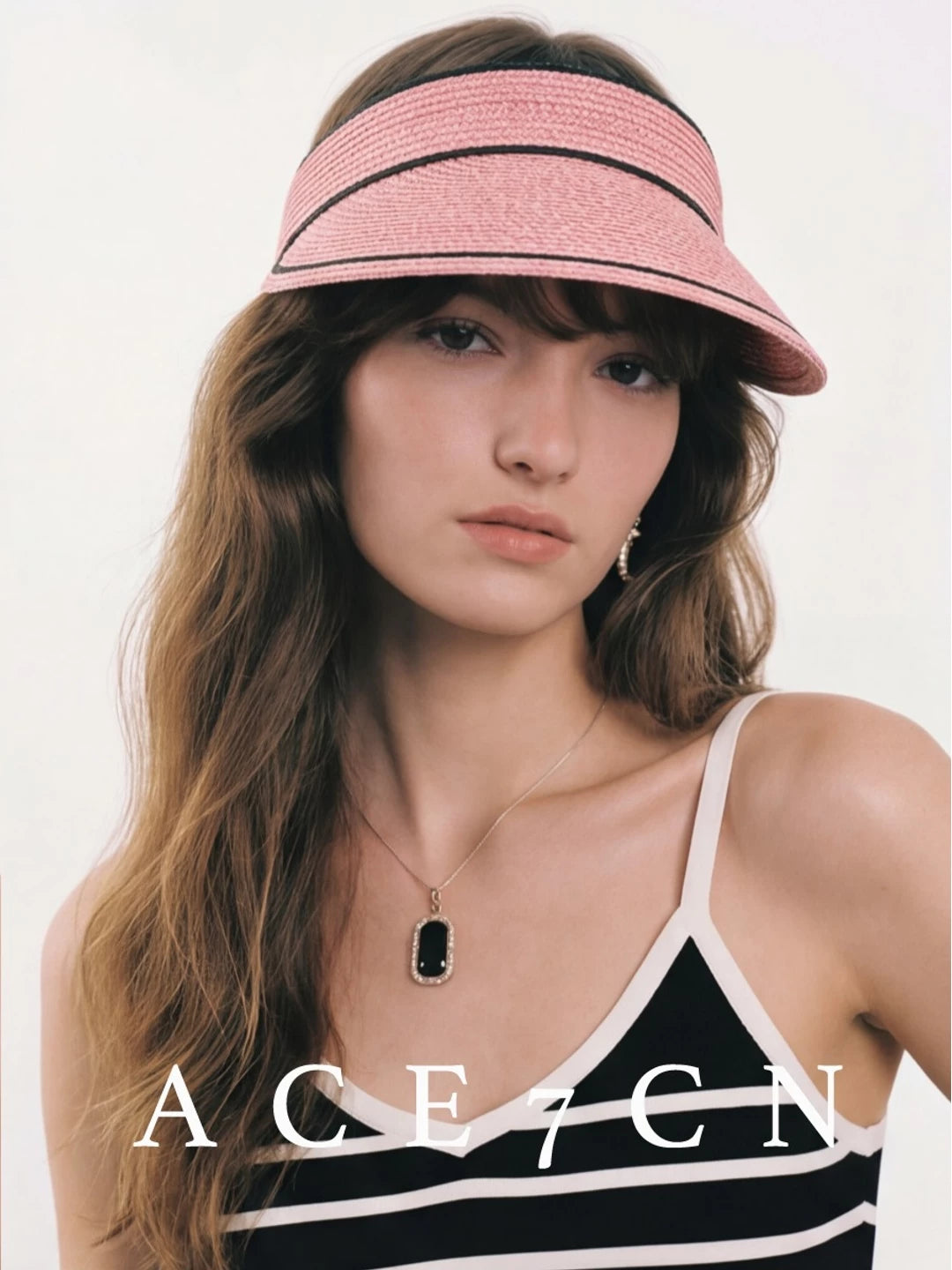 Wide-Brim Headband Sun Visor — ACE7CN