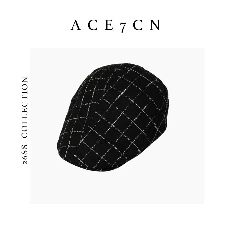 Cotton Flat Cap — ACE7CN