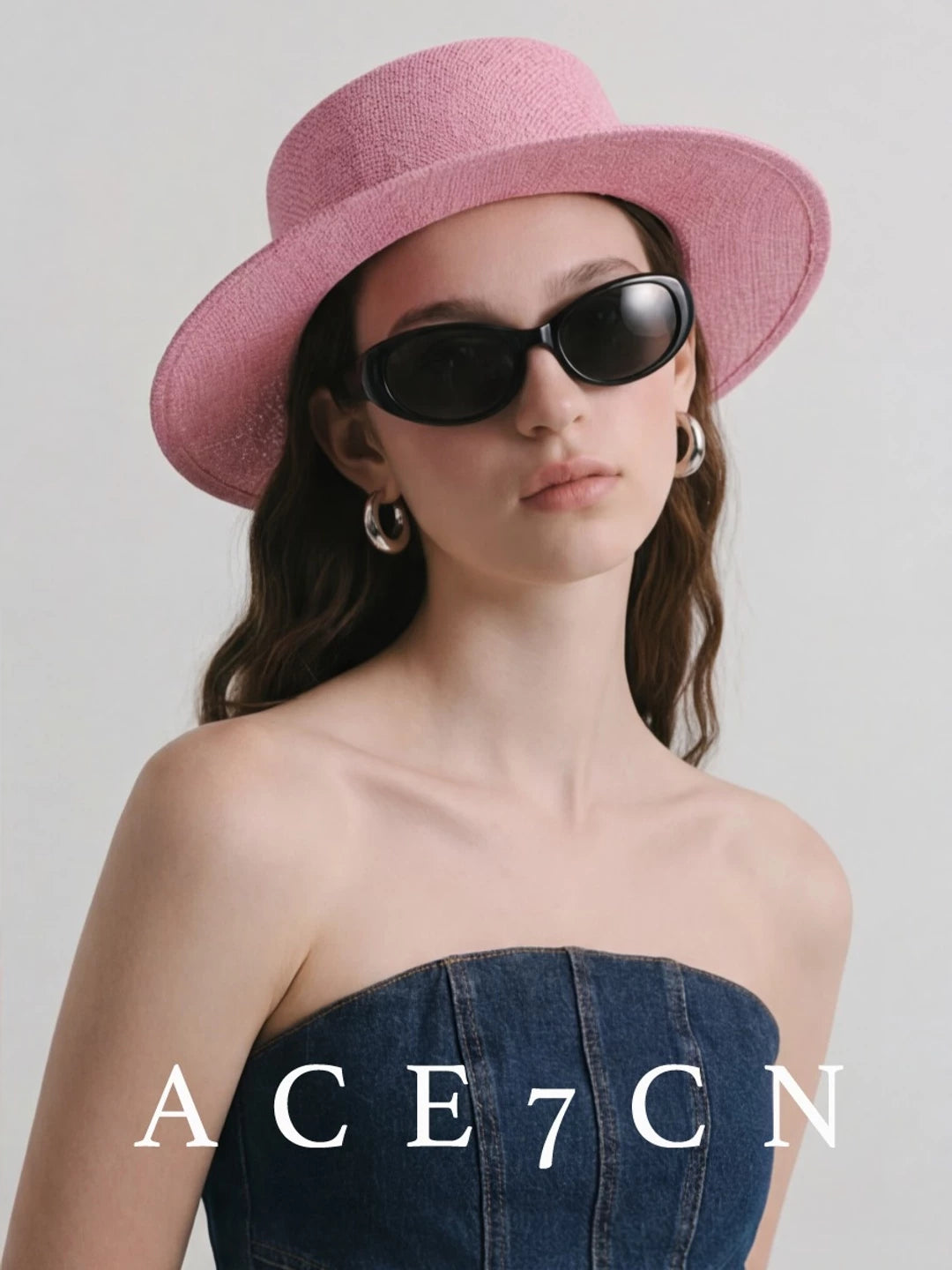 Short-Brim Straw Cowboy Hat — ACE7CN