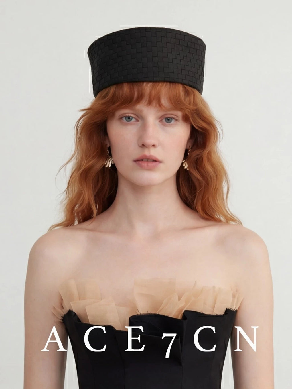 Soft Woven Pillbox Hat — ACE7CN