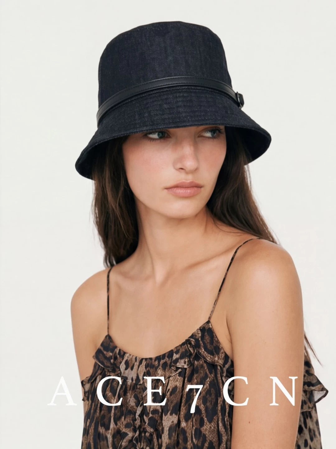 Downturned-Brim Bucket Hat — ACE7CN