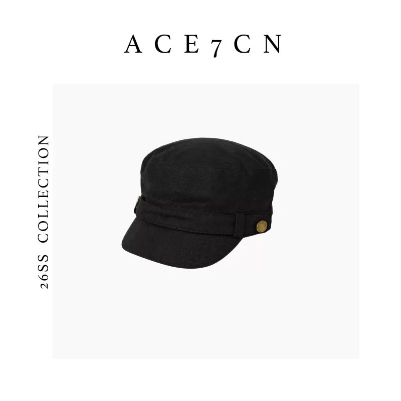 Flat-Top Workwear Equestrian Cap — ACE7CN