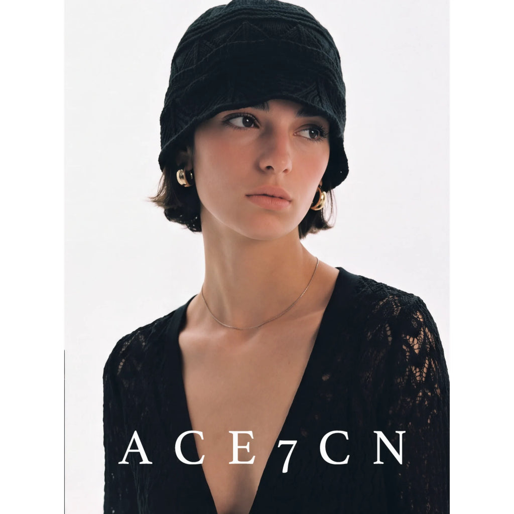 Slouchy Crochet Wrap Beanie — ACE7CN