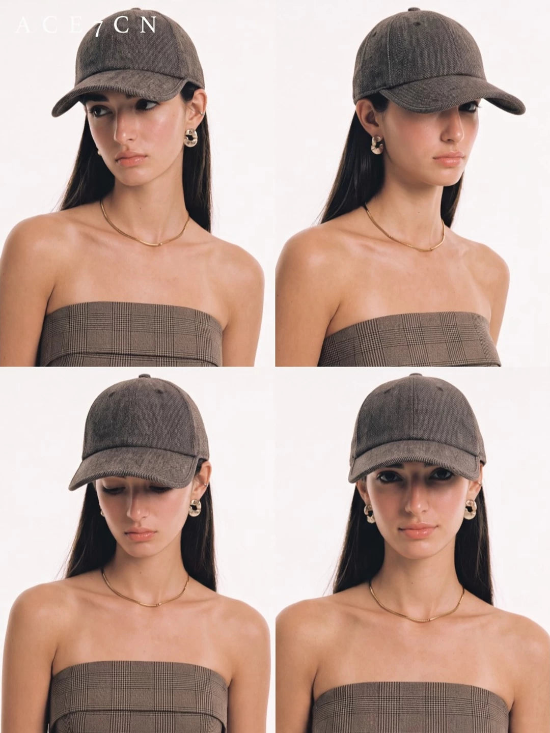 Cotton-Linen Equestrian Cap — ACE7CN