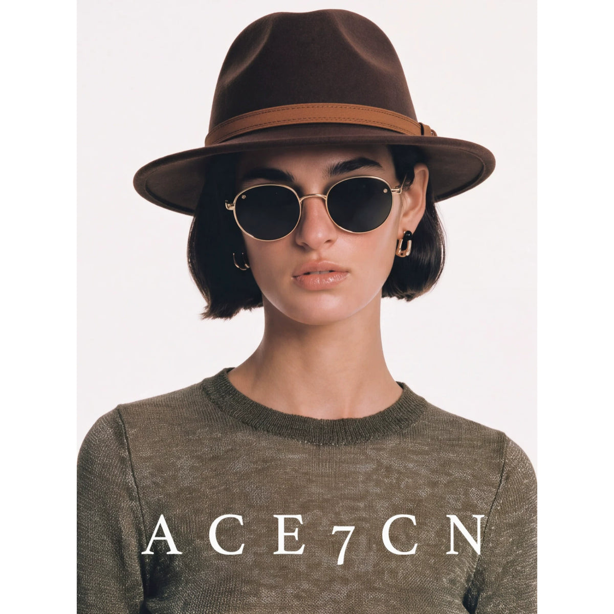 Belt-Buckle Western Panama Hat — ACE7CN