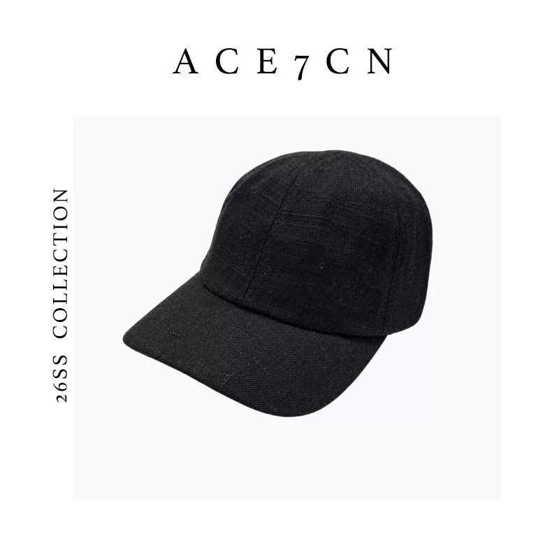 Linen Riding Cap — ACE7CN