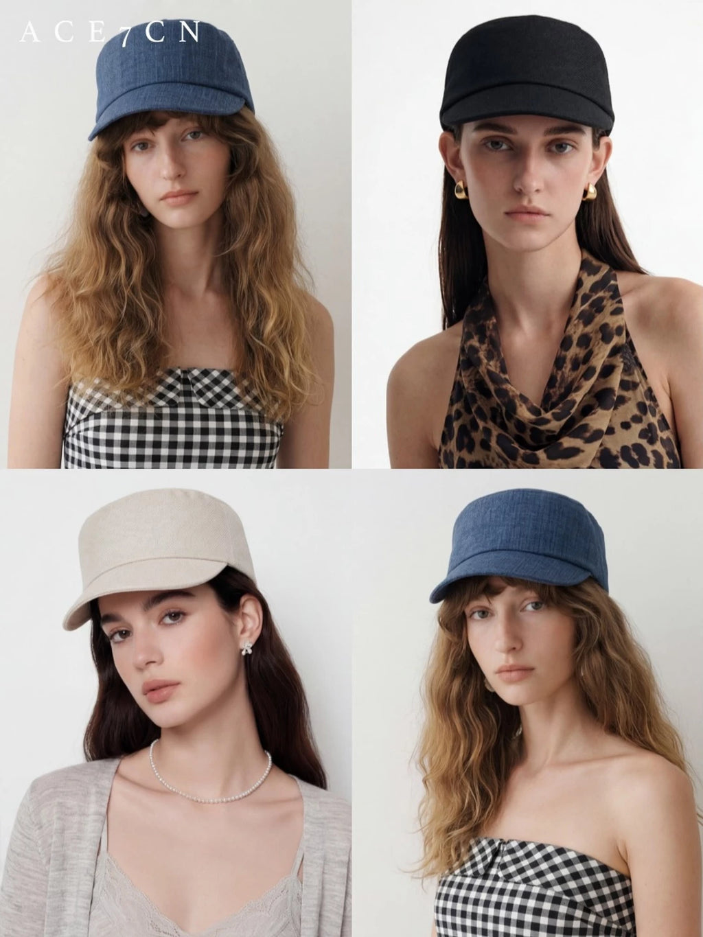 Breathable Cotton-Linen Equestrian Cap — ACE7CN