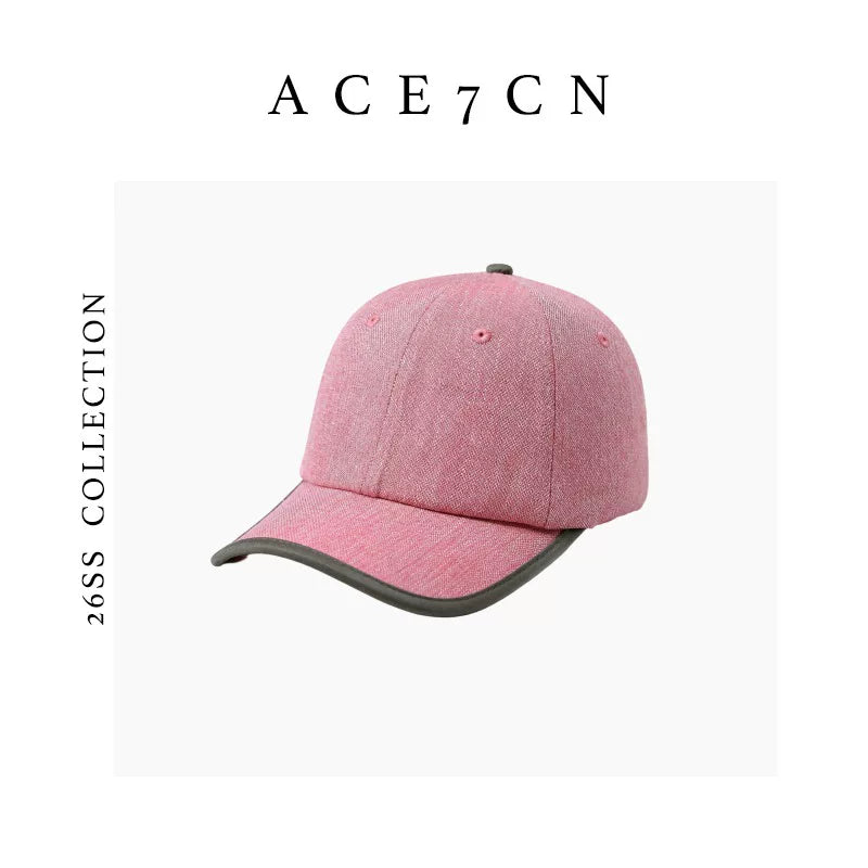 Linen Baseball Cap — ACE7CN