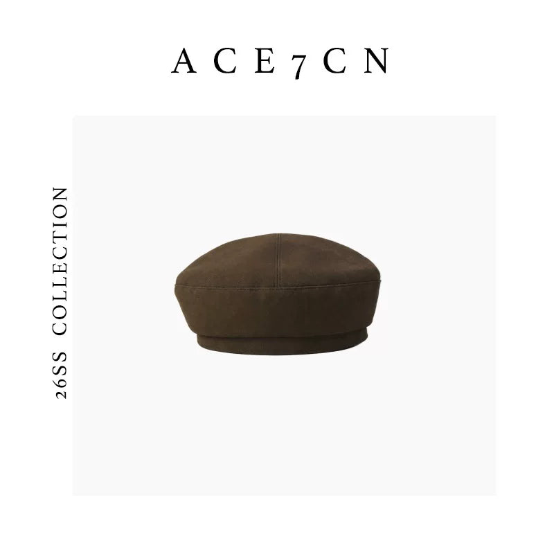 Soft Suede Painter Beret — ACE7CN