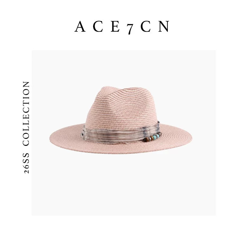 Ink-Wash Ribbon Western Fedora — ACE7CN
