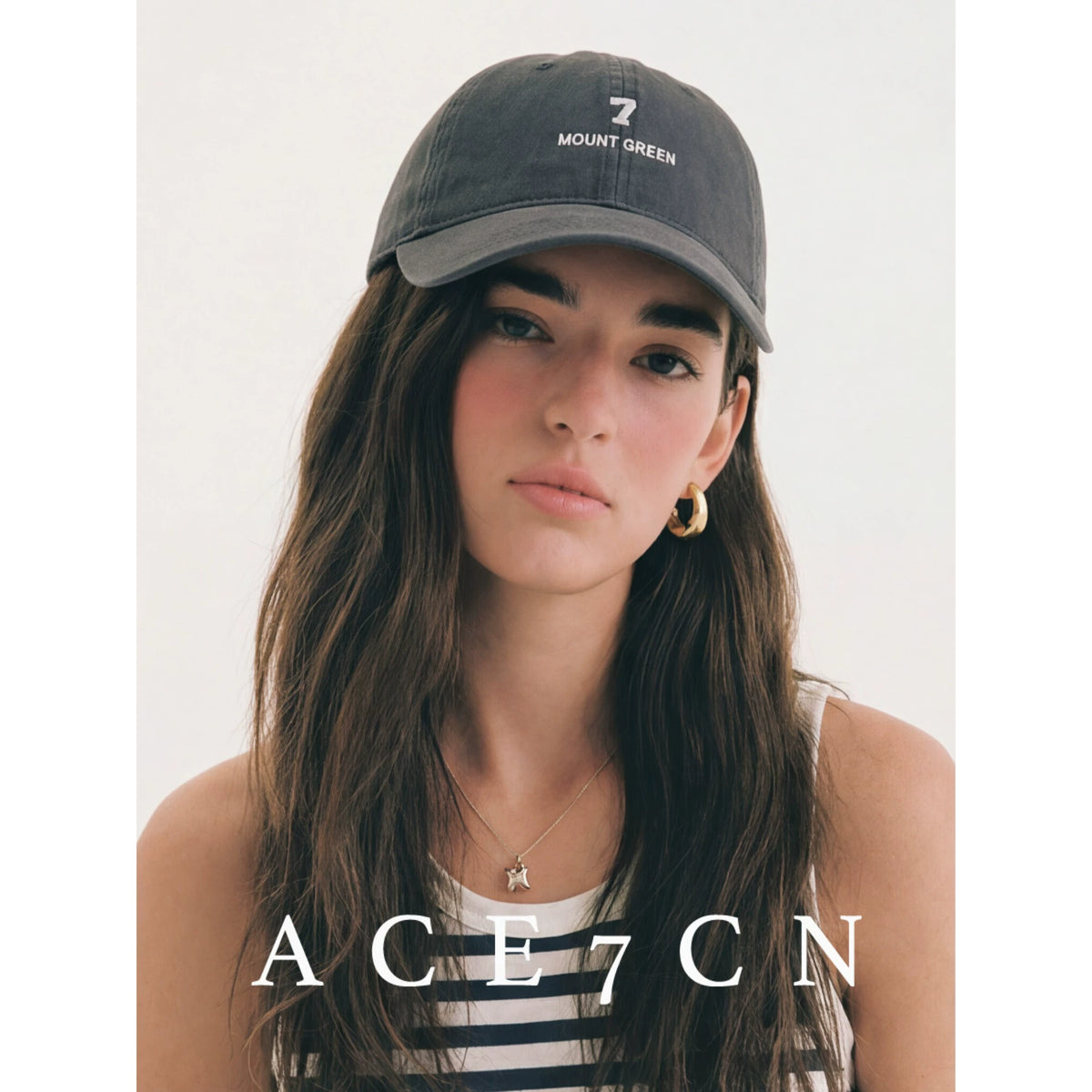 Seven Embroidered Baseball Cap — ACE7CN