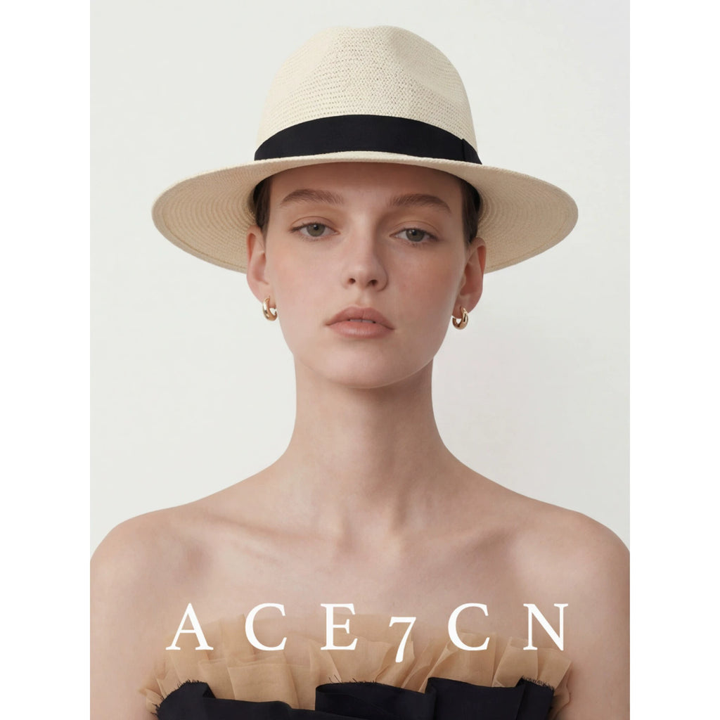 Western Straw Panama Hat — ACE7CN