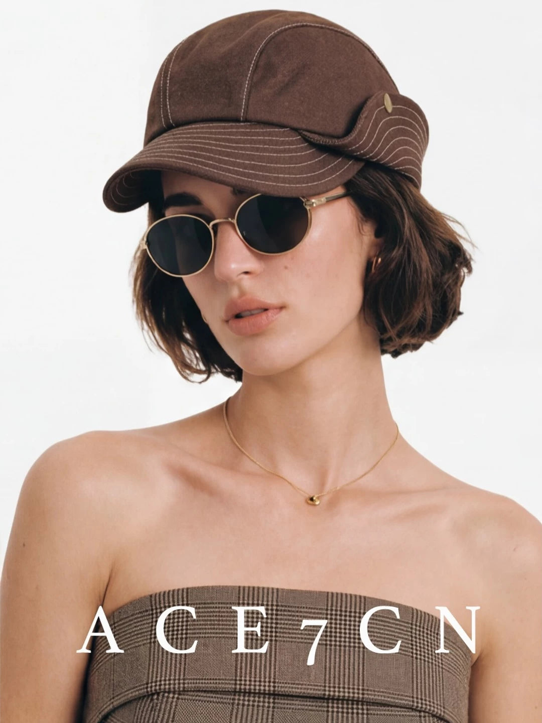 Roll-Brim Denim Bucket Hat — ACE7CN
