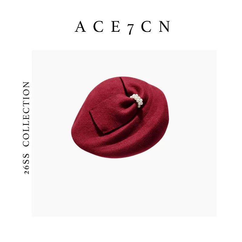 Wool Evening Pillbox Hat — ACE7CN