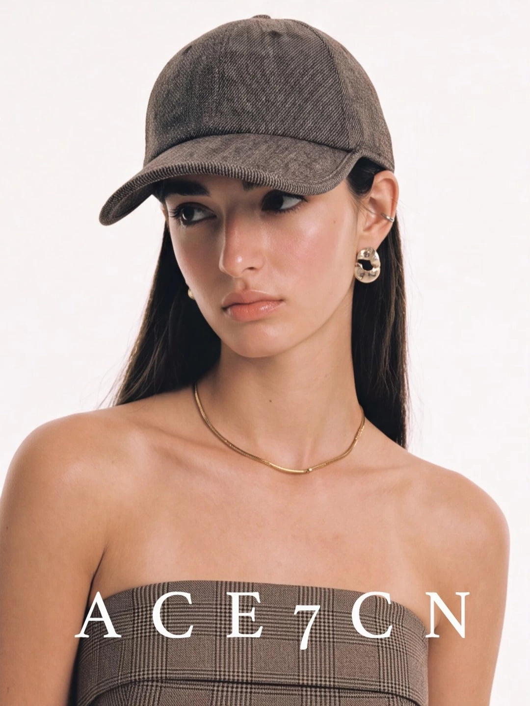 Cotton-Linen Equestrian Cap — ACE7CN