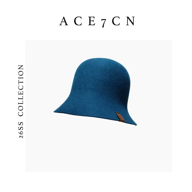 Wool Lampshade Bucket Hat — ACE7CN