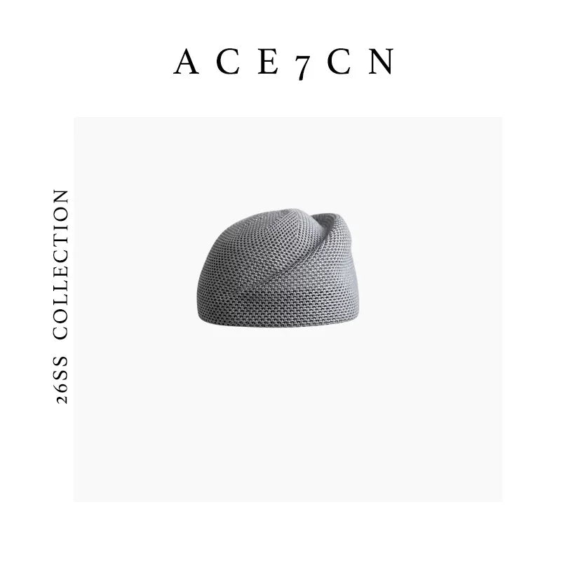 Structured Openwork Pillbox Hat — ACE7CN