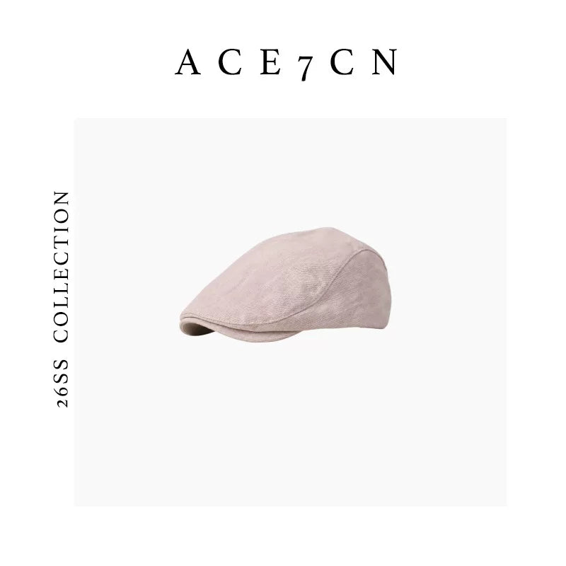 Soft Cotton Flat Cap — ACE7CN