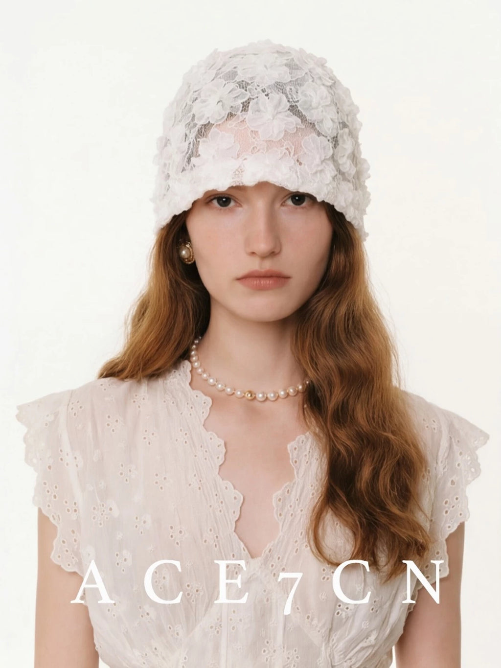 Rose-Flower Head Scarf Hat — ACE7CN