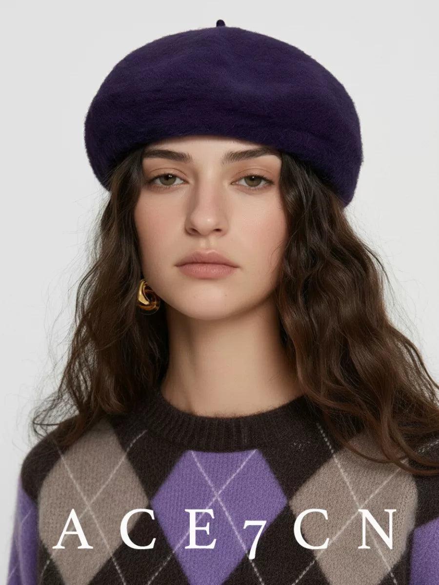 Soft Wool Painter Beret — ACE7CN