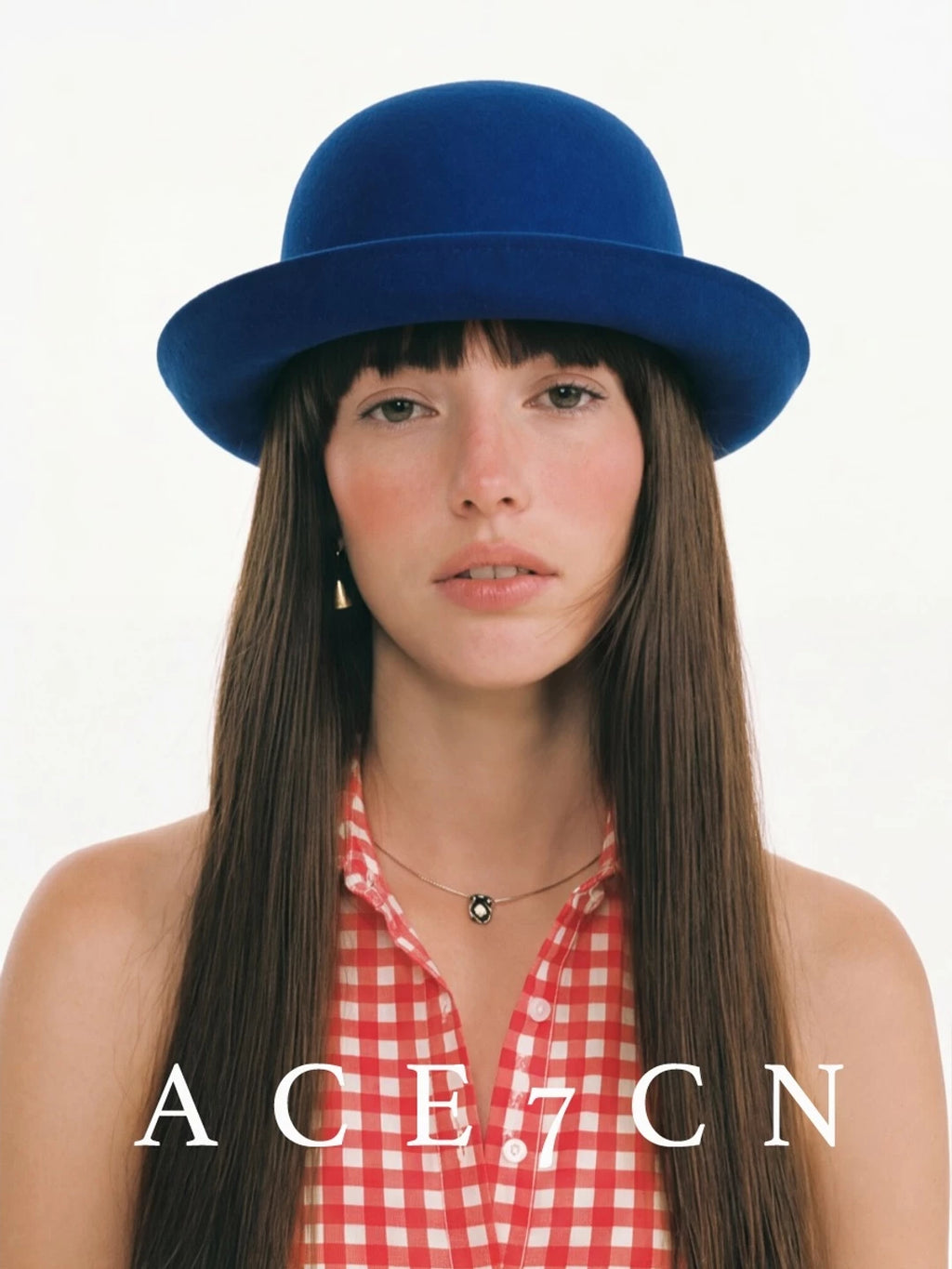 Roll-Brim Wool Bowler Hat — ACE7CN