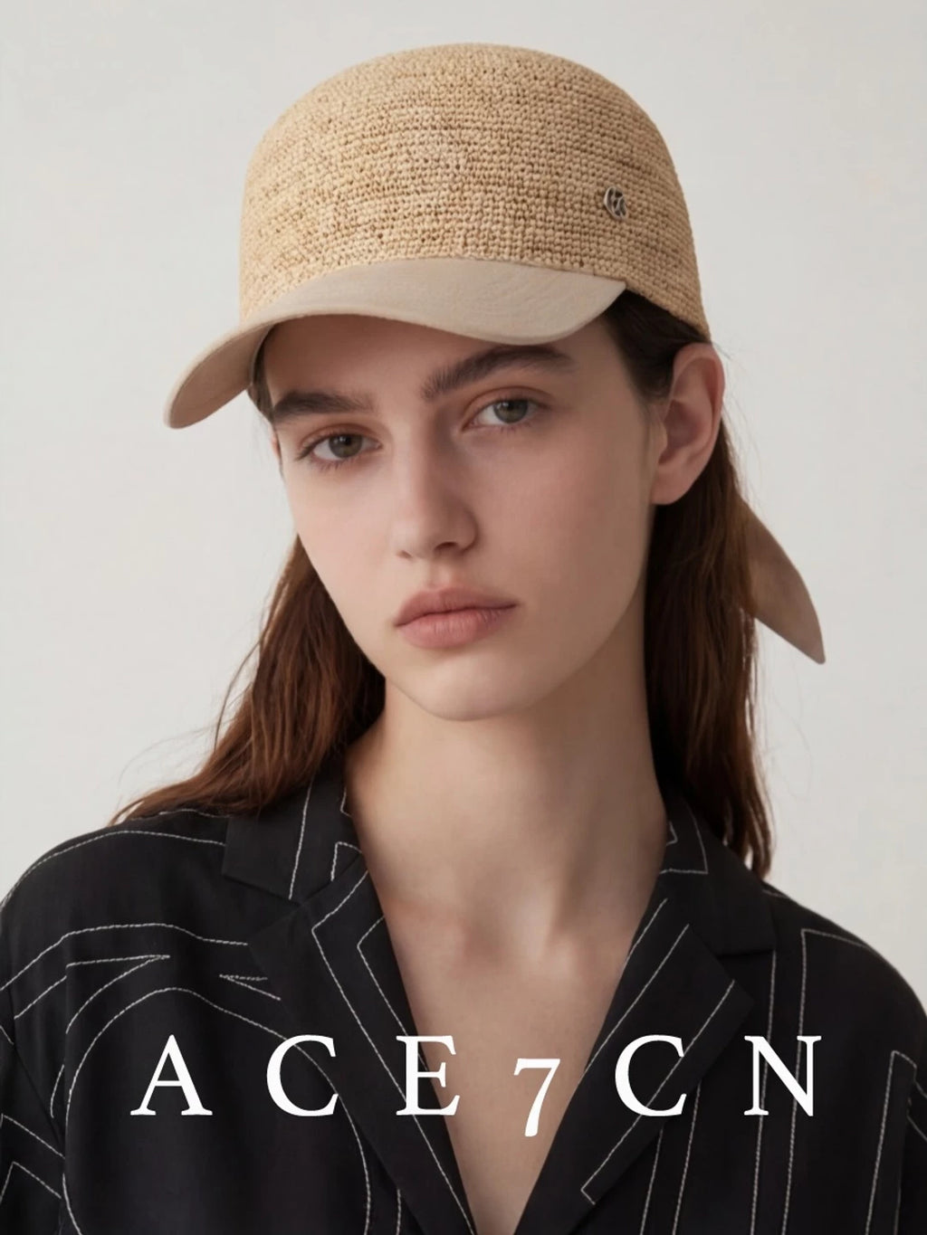Raffia Baseball Cap — ACE7CN