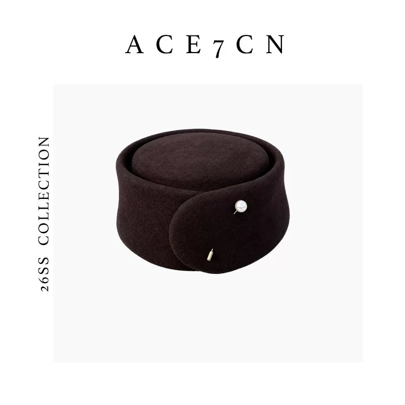 Niche 100 Wool Pillbox Hat pillbox Hepburn Dress
