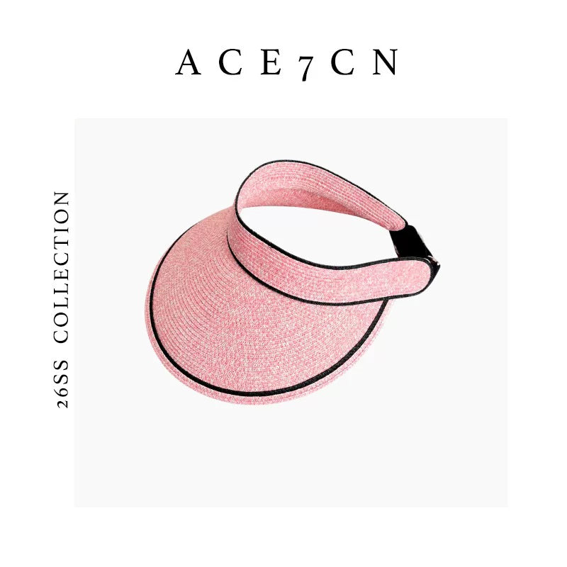 Wide-Brim Headband Sun Visor — ACE7CN