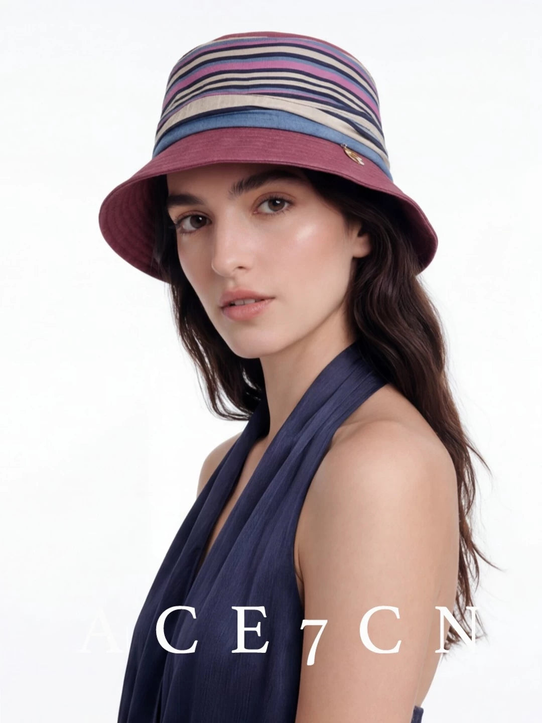Fine Multi-Stripe Bucket Hat — ACE7CN