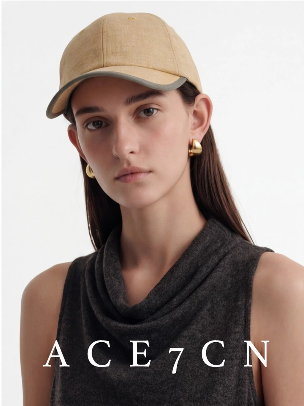 Linen Baseball Cap — ACE7CN