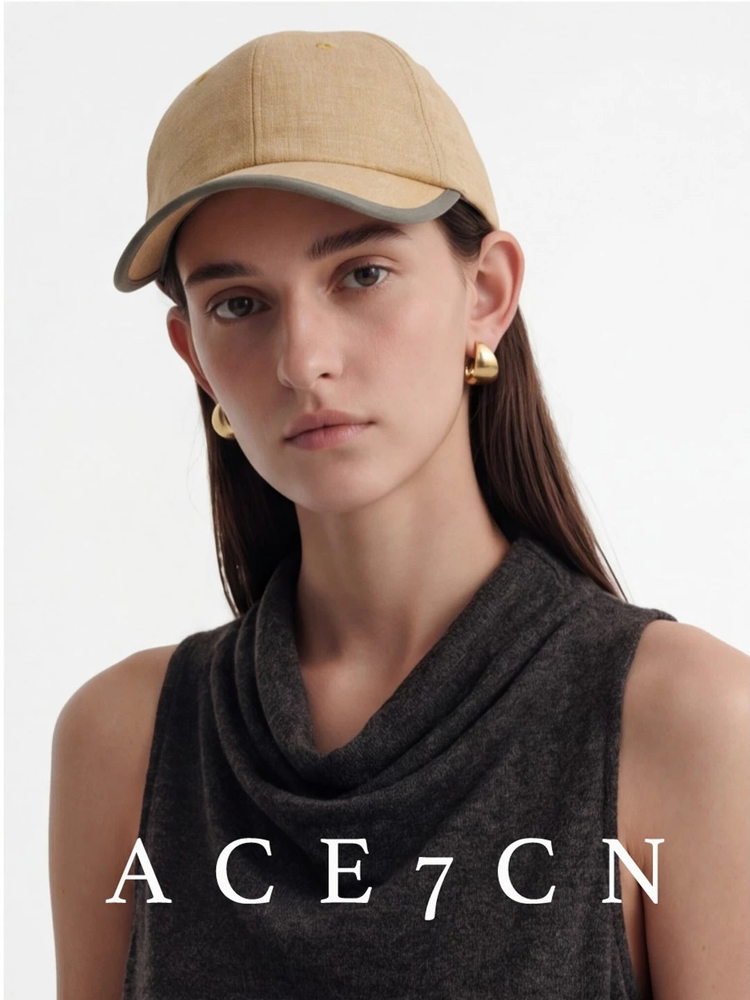 Linen Baseball Cap — ACE7CN