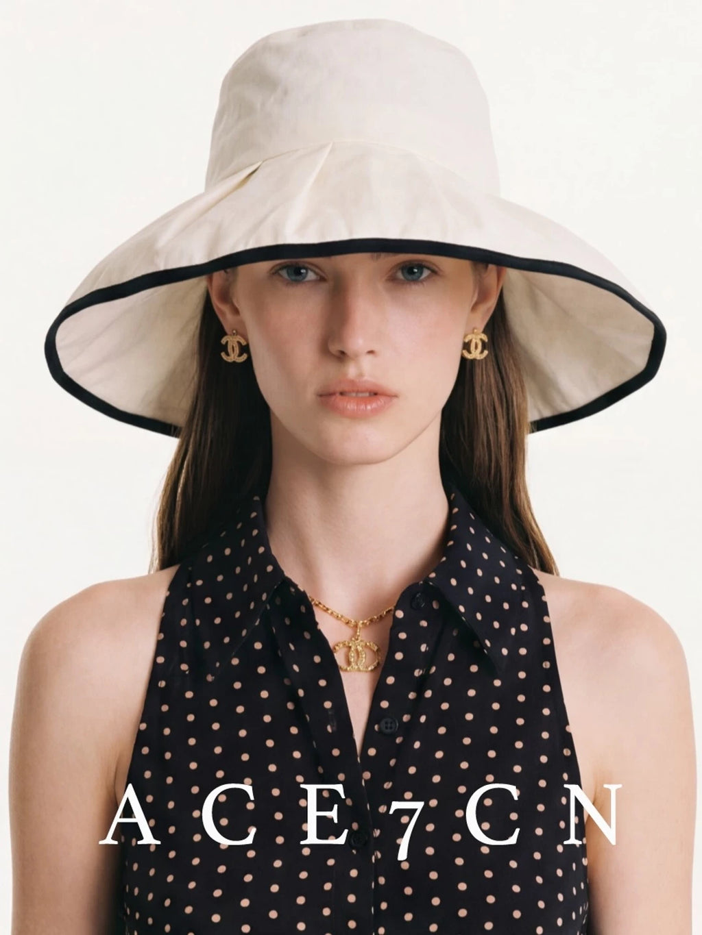 Pinched-Pleat Cloche Bucket Hat — ACE7CN