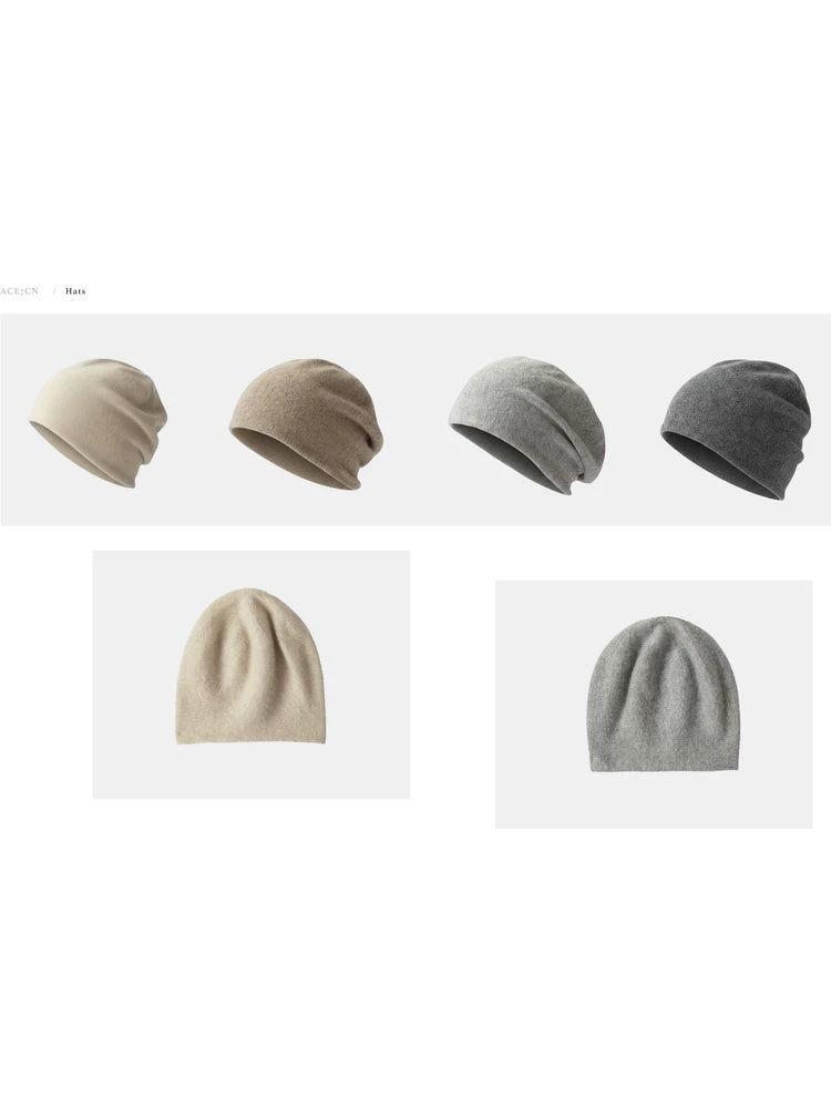 Slouchy Cashmere Beanie — ACE7CN