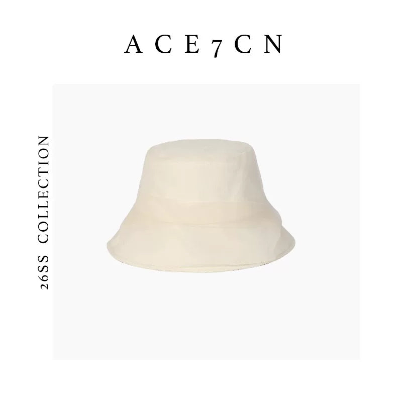Sheer Gauze Bucket Hat — ACE7CN