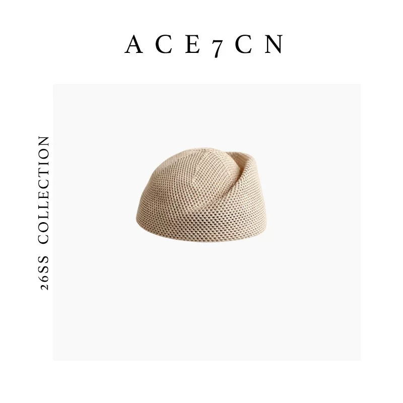 Structured Openwork Pillbox Hat — ACE7CN