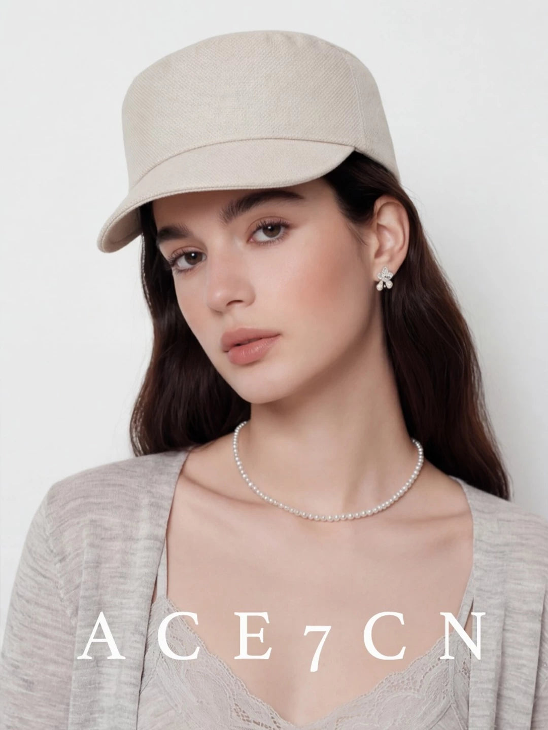 Breathable Cotton-Linen Equestrian Cap — ACE7CN