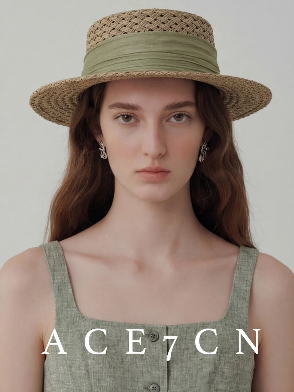 Openwork Silk-Straw Fedora — ACE7CN